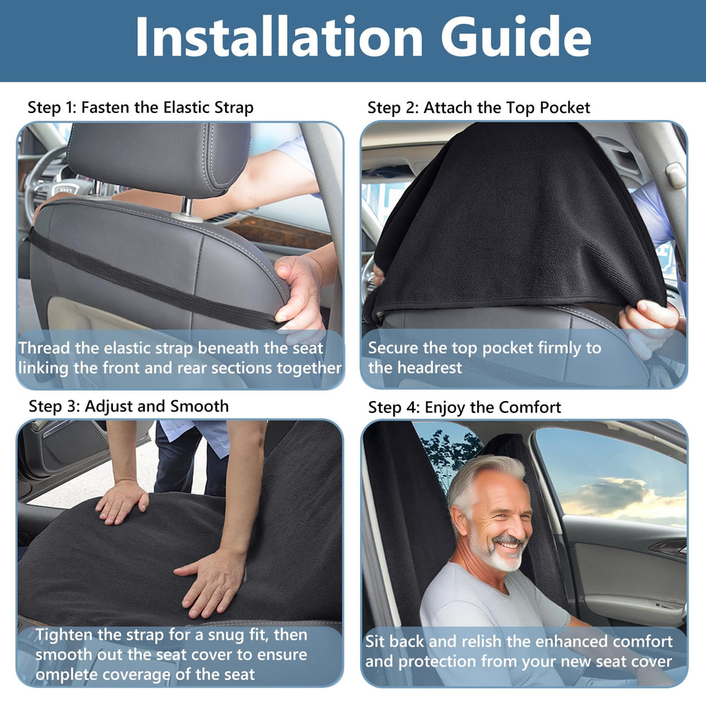 Teuaktty multi-scenario seat cover ideal for gym, rain, pets, and travel