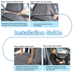 Teuaktty two-pack gray front seat covers for versatile vehicles.