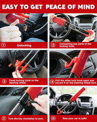 Tevlaphee lock made of durable steel with copper core for strong protection.