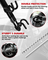 Tevlaphee lock can be locked and unlocked quickly with included keys.