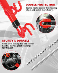 Tevlaphee lock coating protecting the steering wheel surface during use.