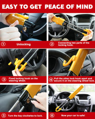 Tevlaphee steel core and copper lock offer durable anti-theft protection.