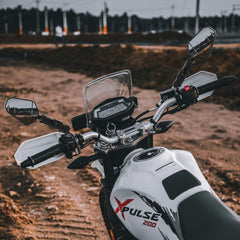 Tewgug strong ball-joint design keeps viewing angle steady during ride.