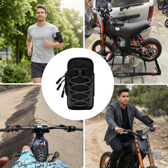 Tfuehn weatherproof frame bag, protects belongings on rugged rides