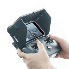 TFY clear-view visor enhances screen visibility in bright environments.