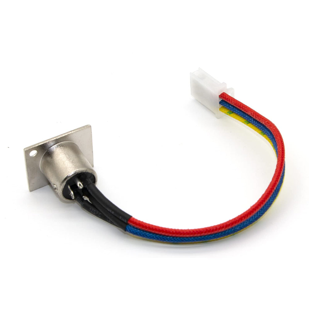 TGGKKPARTS close-up of braided insulation protection material reduces wear from heat, moisture, and abrasion