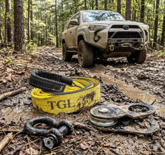 TGL tree saver strap doubles as recovery bridle and extension