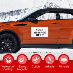 Thaibear blank car magnets suitable for vehicle advertising and HOA signage.
