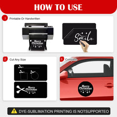 Thaibear customizable blank magnet sheet ready for logo printing with inkjet surfaces.