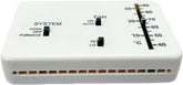 That one XZHJJF RV Thermostat front view for precise climate control on the go.