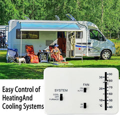 That one XZHJJF RV Thermostat in-travel installation keeps comfort on the road.