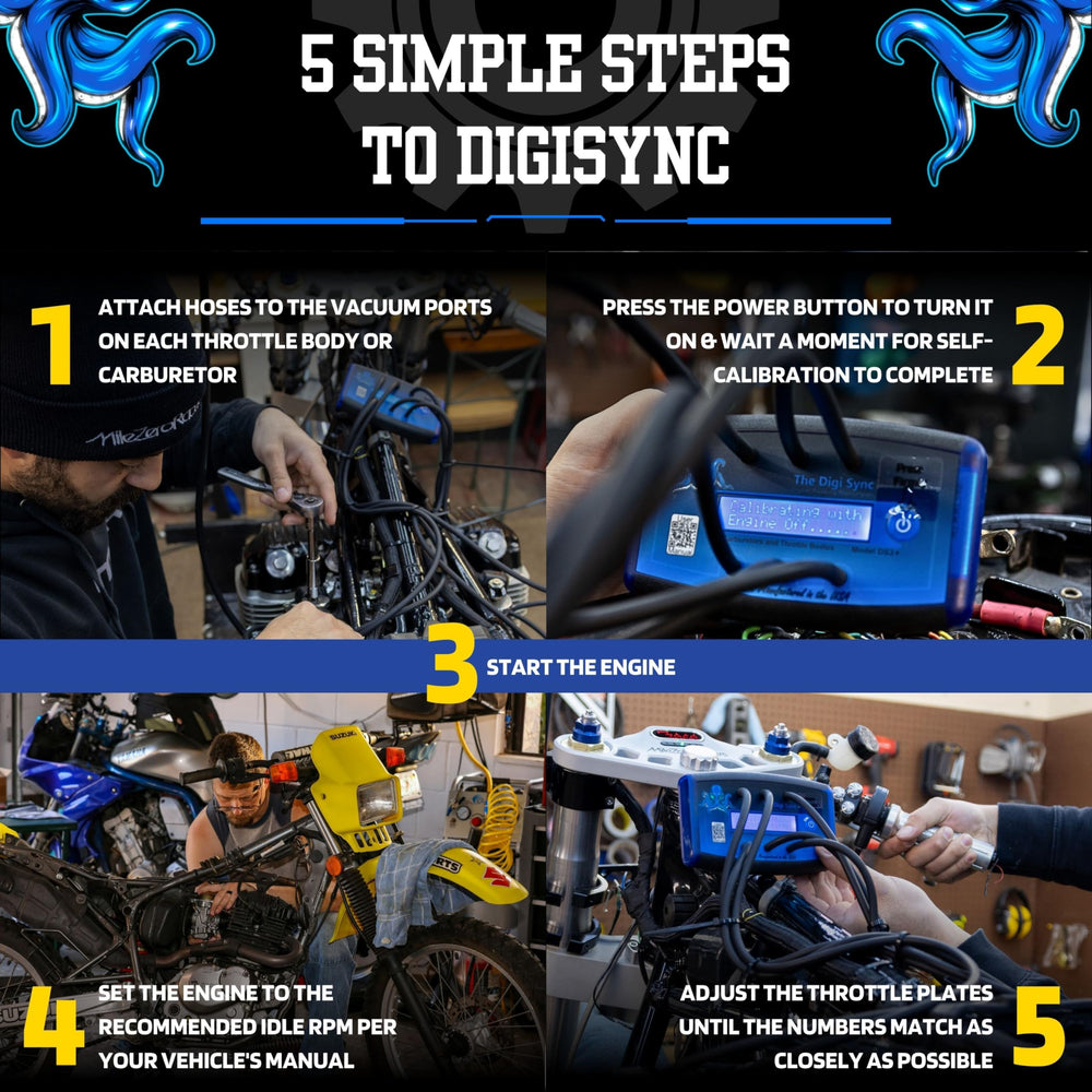 The Digi Sync 2-Channel portable design in hand for on-the-go tuning
