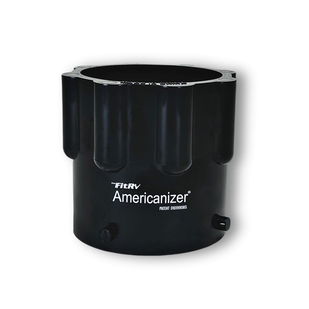The Americanizer barrel grip for easy handling, even with gloves.
