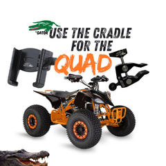 THE GATOR all-metal clamp minimizes breakage risk compared to plastic clamps.