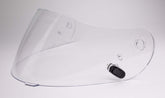 The Helmet Shop HJ-09 clear visor ready for quick replacement.