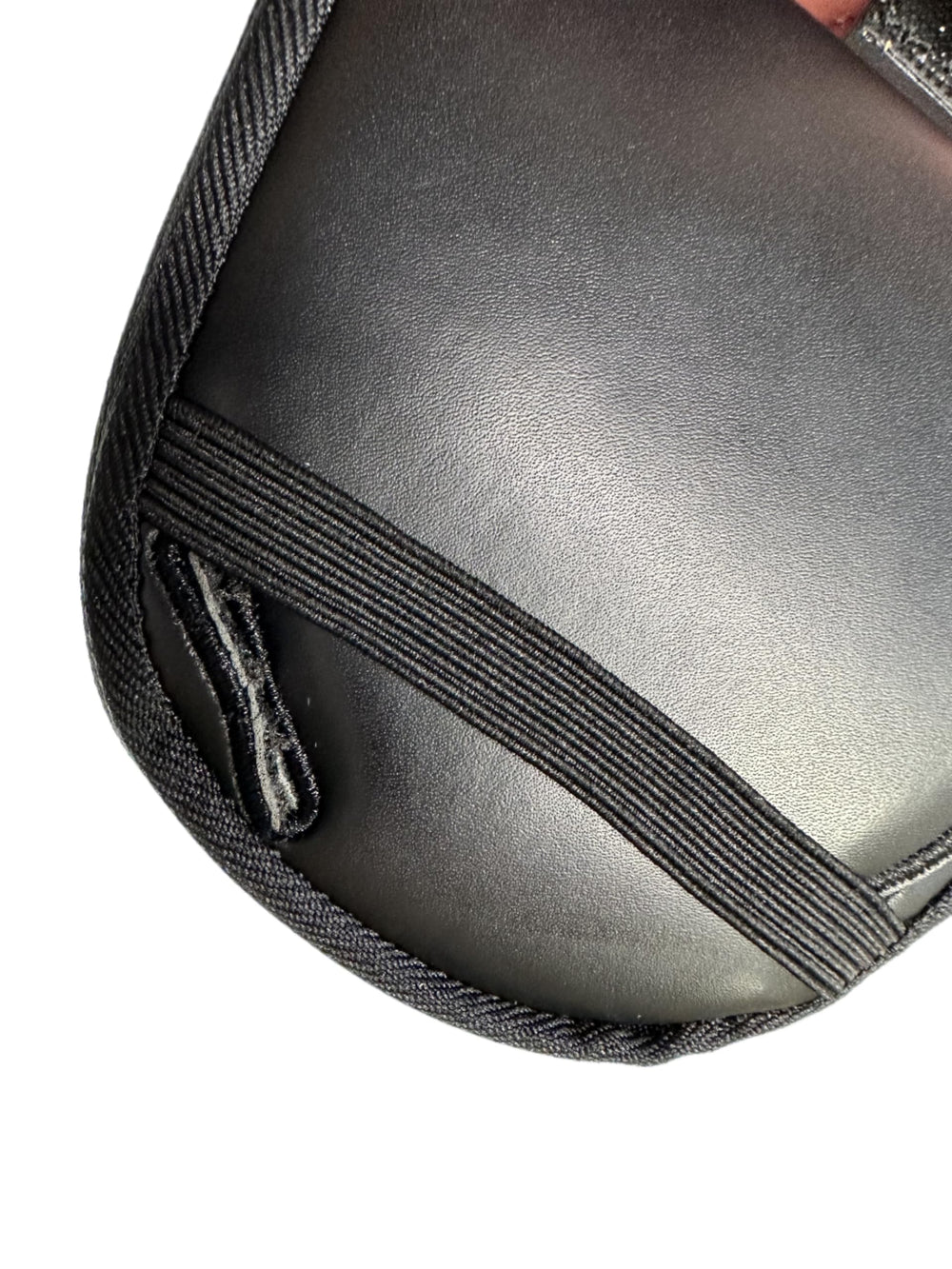 The Helmet Shop upper pigtail cord port enables clean cable management.