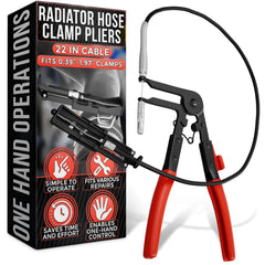 The Little Green Change hose clamp tool for radiator hoses with precise one-handed control