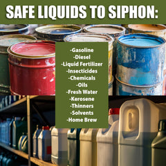 The Original Safety Siphon kit in box ready to use for transfers.