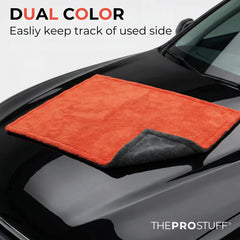 Towel is odor-resistant and built to last through 500+ washes.