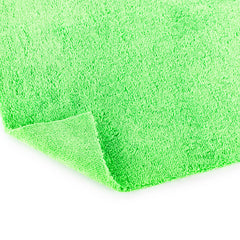 Lime green Creature edgeless towel helps visibility in busy kits