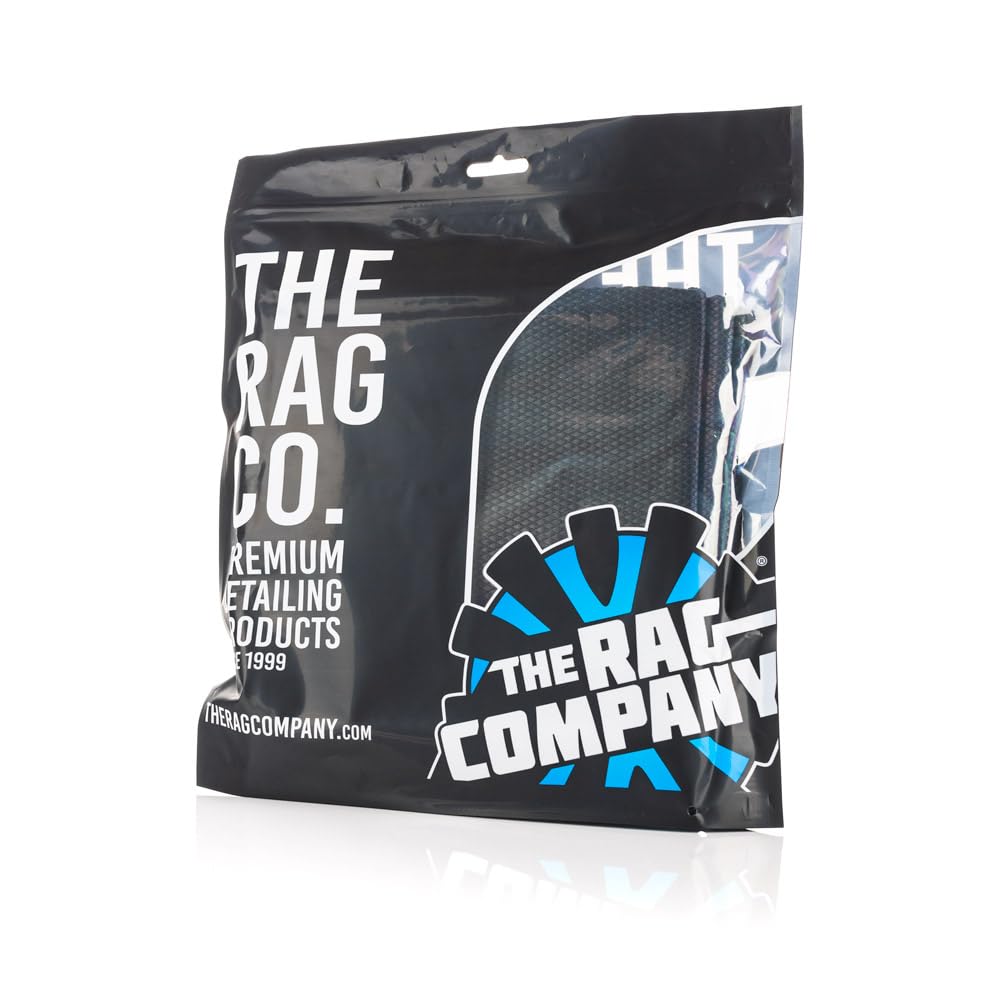 The Rag Company diamond weave towel grips dirt for fast cleaning.