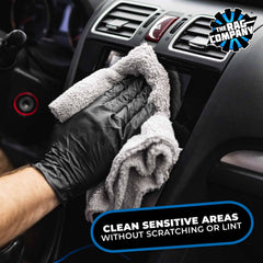 The Rag Company Eagle Edgeless 500 70/30 blend balances plush absorption with lint-free results.