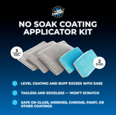 The Rag Company ice grey edgeless towels ready for leveling and buffing coatings