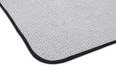 Close-up of waffle-weave texture highlighting deep thirst pockets.