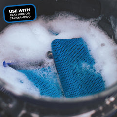 Two-pack storage solution for The Rag Company Ultra Clay Scrubber.