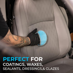 The Rag Company Ultra No Soak Round Detailing Applicator five-pack offers reliable value.