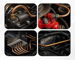 The Stop Shop copper-nickel tube bend ease enables smooth routing on vehicles.
