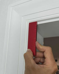 Measuring doors, windows, and trim with The Tough Brand tool
