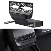 THELIFELICIOUS retractable dock fitted in a Tesla Model 3/Y cabin for tidy charging.