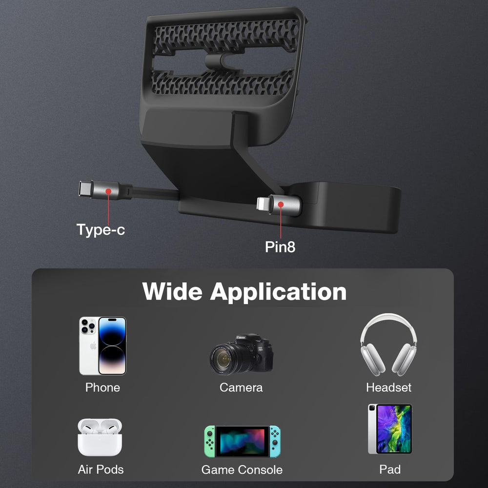 THELIFELICIOUS secure-fit dock ensures easy plug-in and stable hold.
