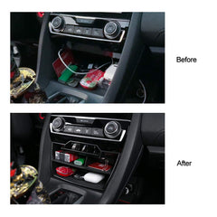 Thenice anti-slip pads reduce movement and noise in the Civic cockpit.
