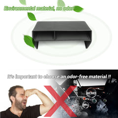 Bottom larger compartment and top smaller slots maximize space
