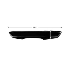 Thenice Civic black door handle cover installed on vehicle shows secure fit