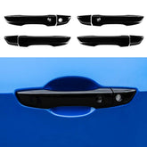Thenice Civic door handle cover black front view adds protection and style