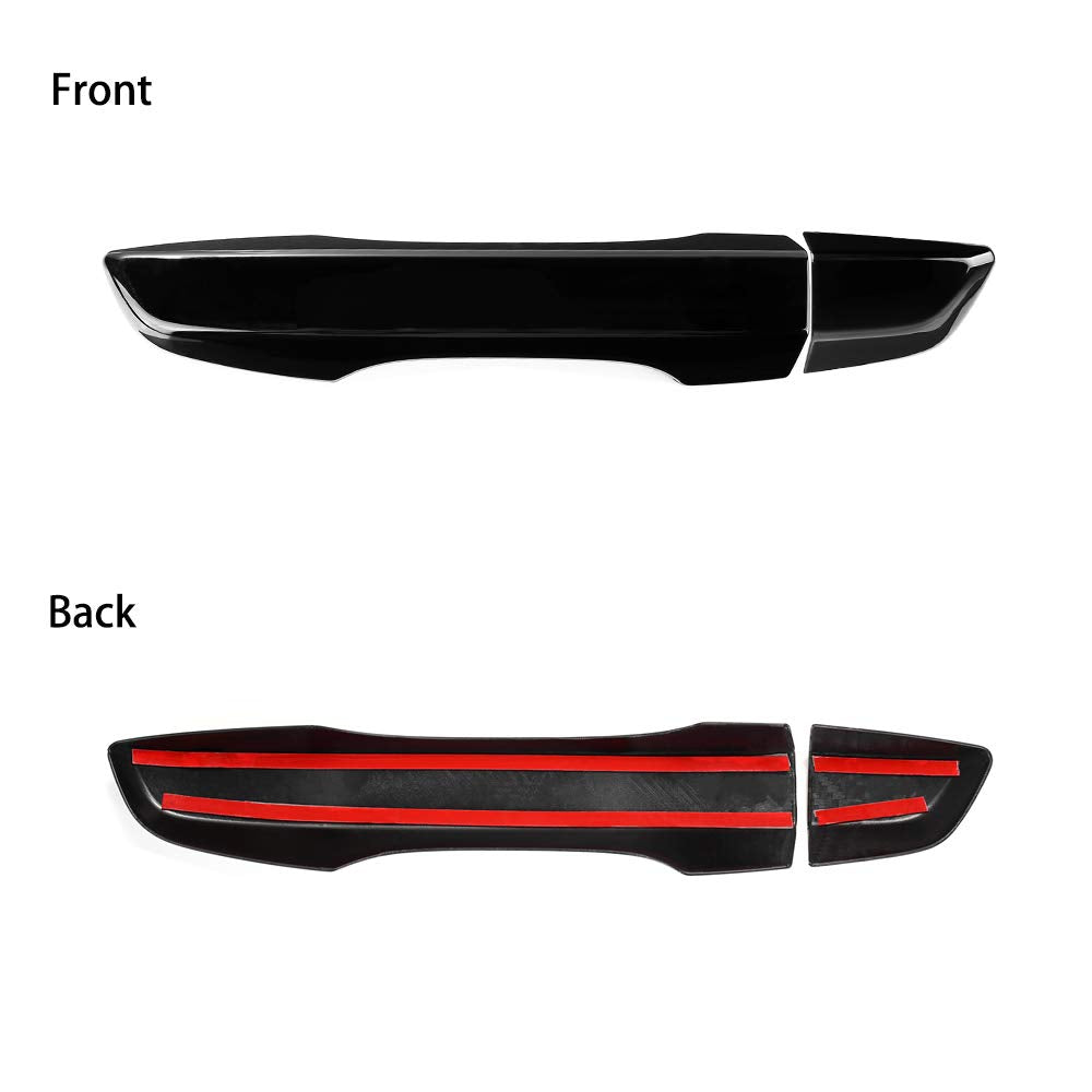 Thenice Civic door handle cover black packaging highlights easy installation