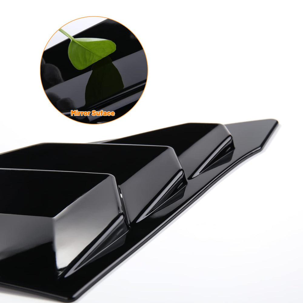 Thenice aero louvers provide a sport-ready silhouette for everyday driving.