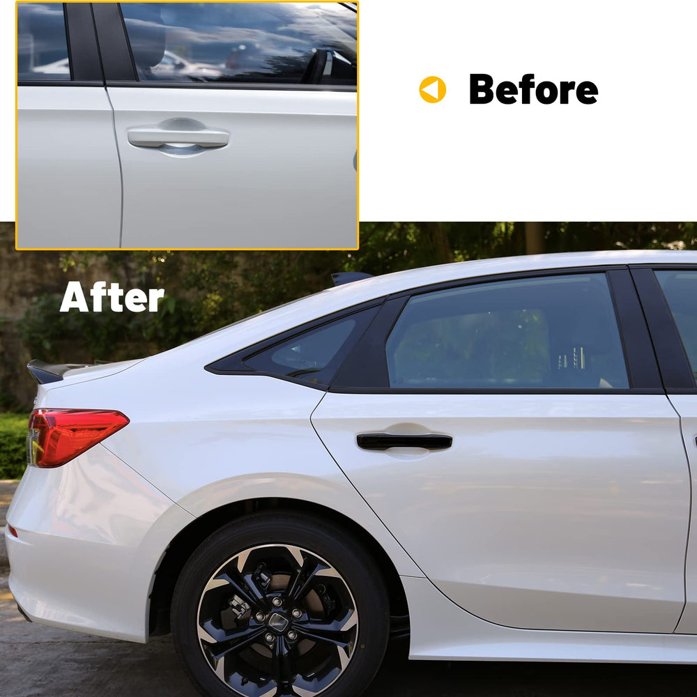 Thenice Civic 11th gen door handle cover installed, snap-on ease.