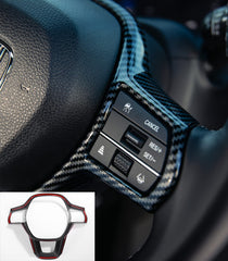Thenice interior carbon fiber trim for Civic creates cohesive sporty look.
