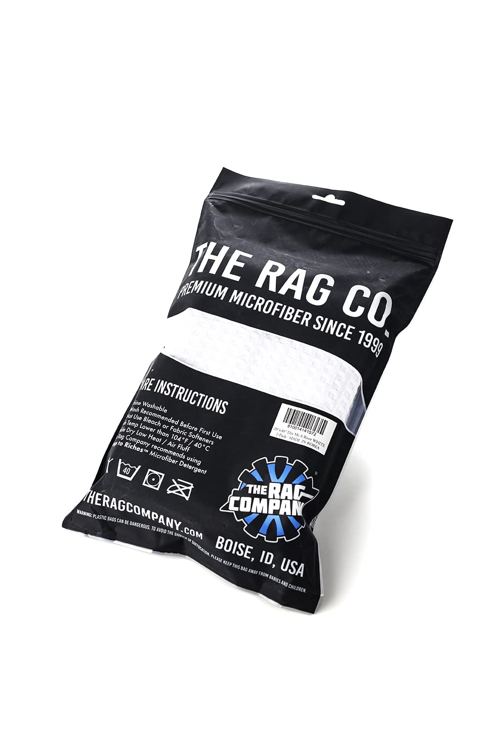 The Rag Company Dry Me A River in action on a car surface during drying