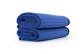 The Rag Company Dry Me A River waffle-weave towel dries fast on paint