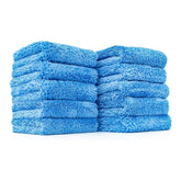 The Rag Company Eaglet 500 blue 8x8 towel ideal for wheels and mirrors.