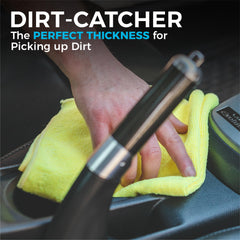 The Rag Company green 16x16 towel pack designed for professional-grade cleaning.