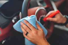 The Rag Company Edgeless 300 detailing towel safe for electronics and dashboards.