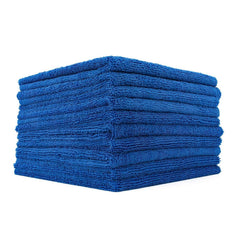 The Rag Company edgeless 365 microfiber towel close-up for scratch-free polishing.