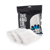 The Rag Company FTW microfiber towel glides over glass for a streak-free finish.