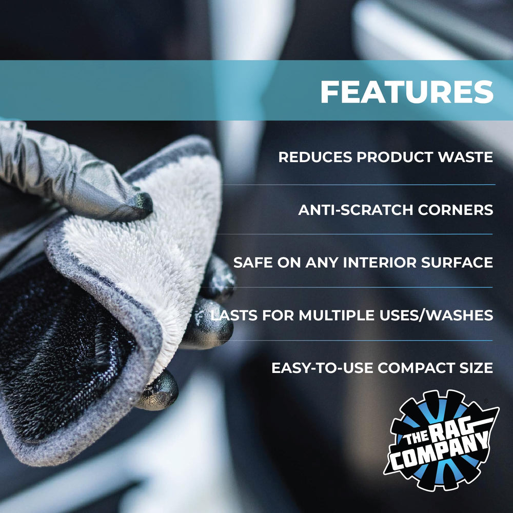 The Rag Company interior scrubber waterproof barrier prevents seepage for efficient use.